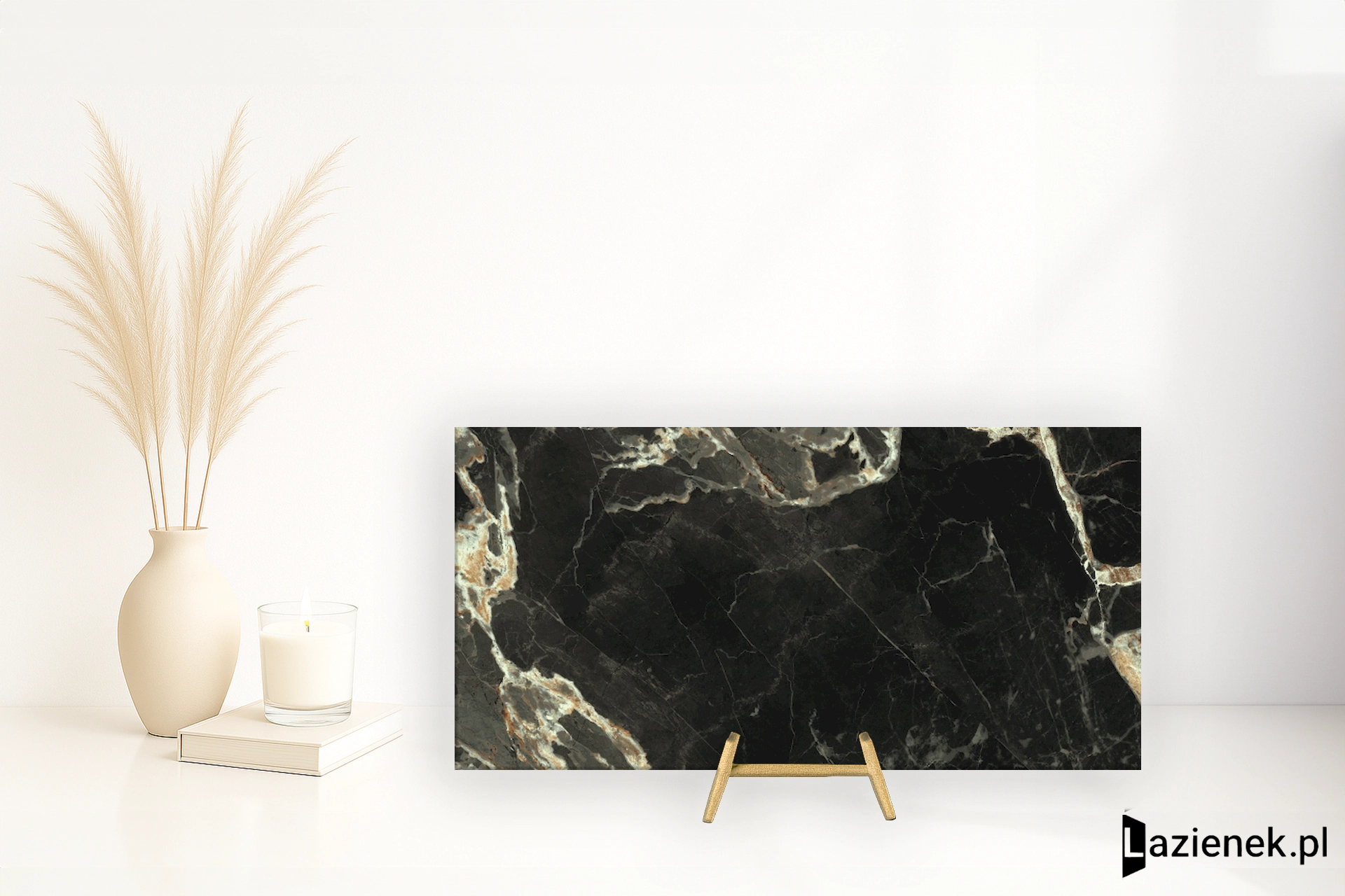 La Fabbrica Ava Black Gold Black Gold półpoler 60x120 cm gr. 9 mm - płytka rektyfikowana / (L)276102